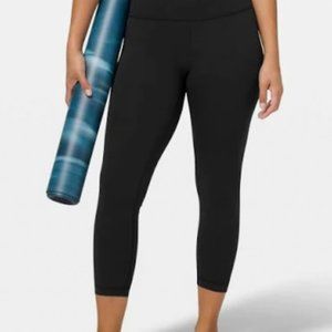 Lululemon Wunder Under Black Leggings 25” sz 6